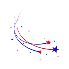 Fourth of July Fireworks Vector Illustration