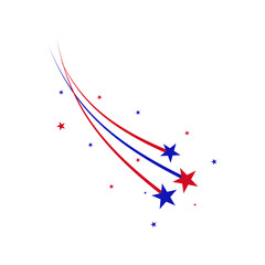 Fourth of July Fireworks Vector Illustration