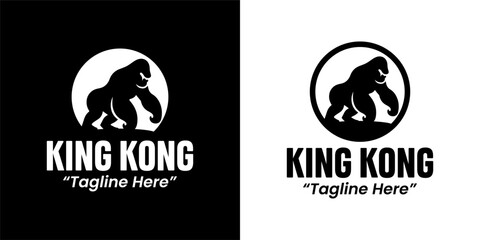Powerful King Kong Logo for Professional Branding Solutions