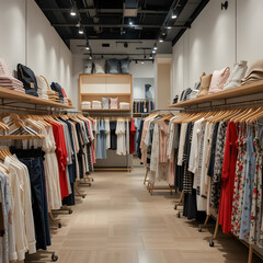 ladies clothes in shop