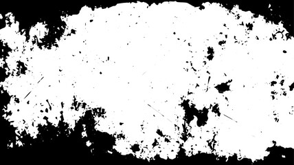 Distressed Grunge Texture with Worn Edges and Abstract Decay Pattern