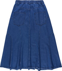 blue plaid skirt