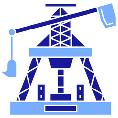 Oil Mining Icon