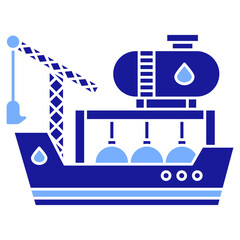 Tanker Ship Icon