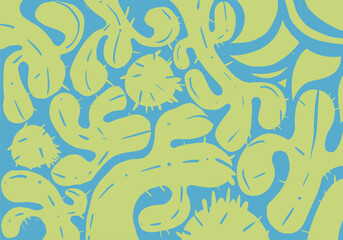 cactus, shapes