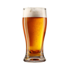 Refreshing brew in a tall glass