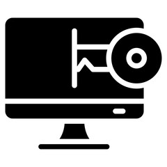 computer glyph icon