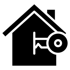 house glyph icon