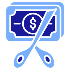 Budget Cuts Icon