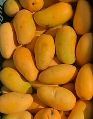 mango fruit background with fresh mangoes appearance