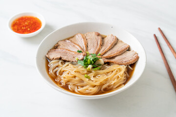duck noodles with stewed duck soup