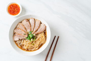 duck noodles with stewed duck soup