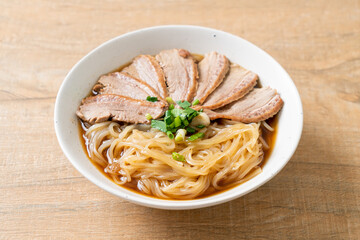 duck noodles with stewed duck soup
