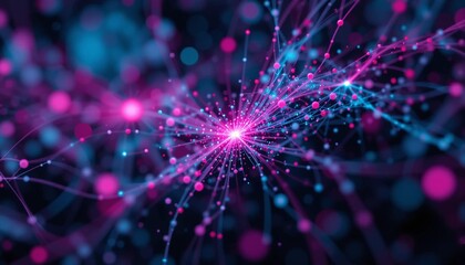 Naklejka premium Unique round light background image, lighting, abstract, digital, banner texture advertising poster