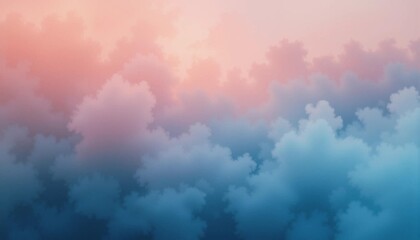 Fototapeta premium Cloud and fog background image, gradation, weather, sky, nature, sun, banner texture advertising poster