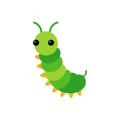 caterpillar on white background  .svg