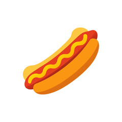 hot dog on white background  .svg
