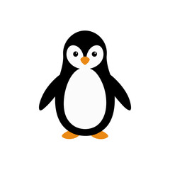Naklejka premium penguin on white background .svg