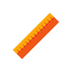 ruler on white background  