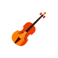 violin on white background  .svg