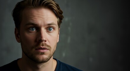 Astonished Man, Portrait Photography