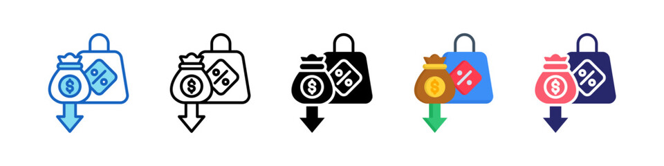 Lowest Price Multiple Style Icon Set Collection.