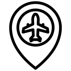 Obraz premium Location Icon