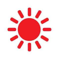 red sun icon