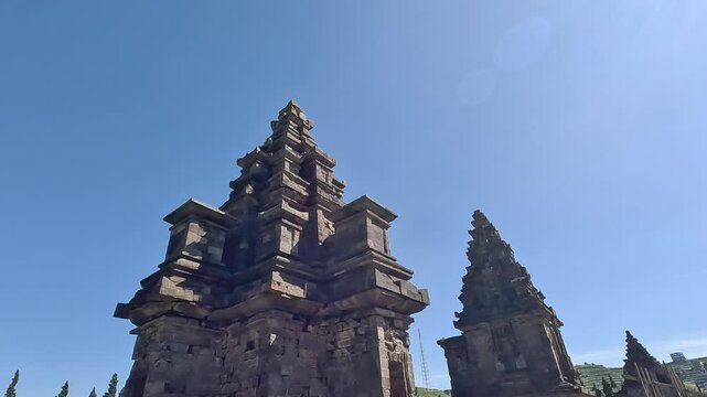 Arjuna Temple complex in Dieng. (In this complex there are Semar, Srikandi, Puntadewa and Sembadra temples).