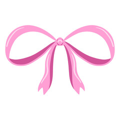 pink ribbon bow