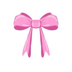 pink ribbon bow