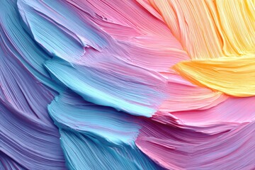 Vibrant paint strokes in a swirling abstract design.