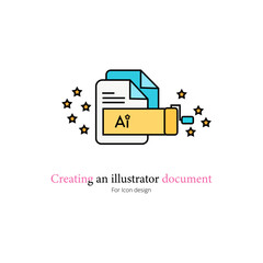 Adobe illustration file