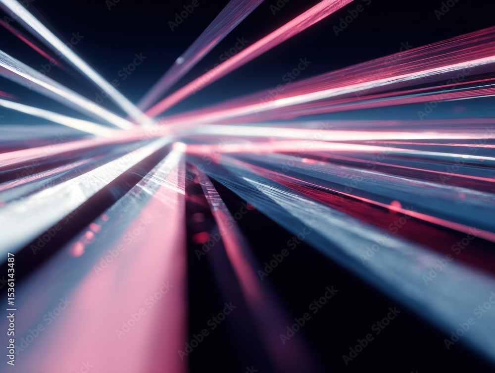 Poster Cybersecurity Data Streams with Glowing Digital Pathways in Bold Architectural Style for Real-Time Threat Intelligence and Network Defense Visualization