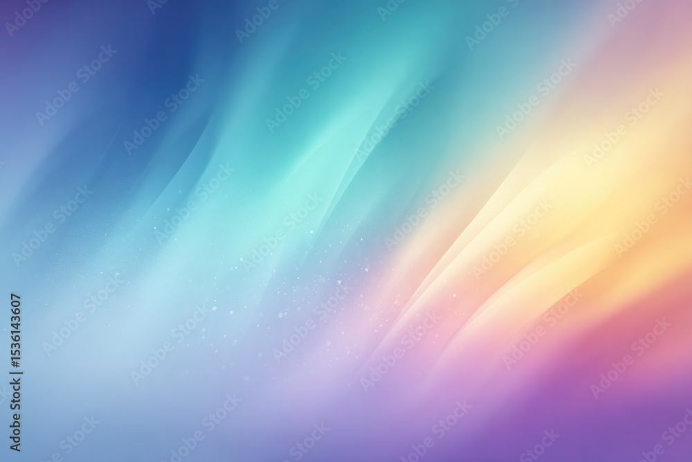 Poster capture smooth gradient transitioning seamlessly across color spectrum
