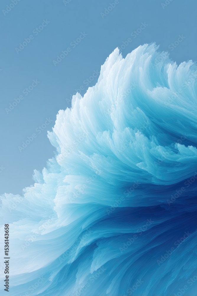Poster capture abstract scene with swirling vortexes in various shades creating dynamic sense of movement a