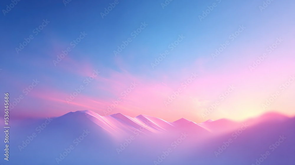 Poster close-up of soft color gradients blending seamlessly into one another