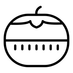 Pomodoro technique icon. Vector line icon