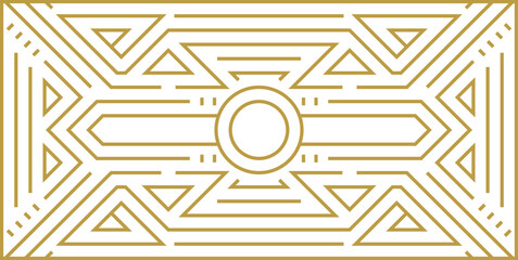 background of luxury gold pattern art deco © freeject.net