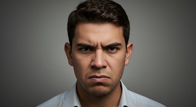 Portrait of an Angry Man