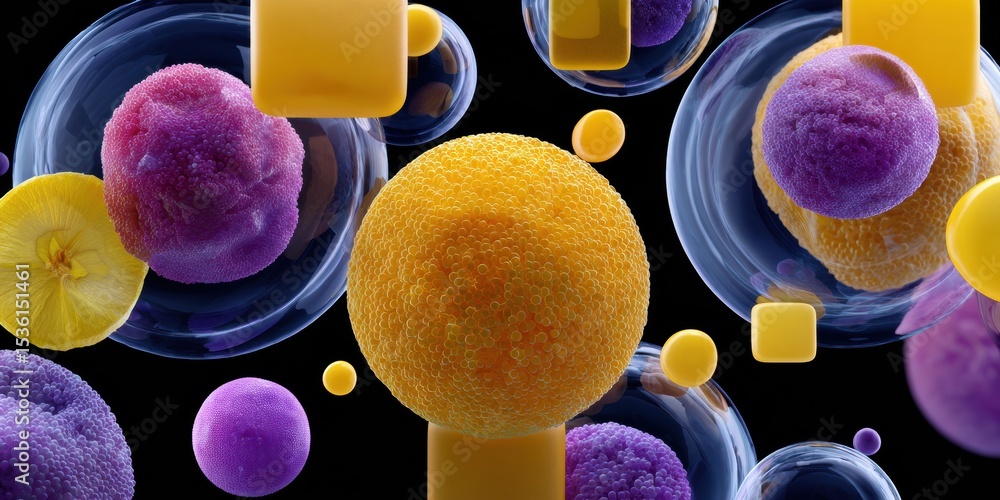 Poster Cryogenic Quantum Wave Visualization with Orbital Energy Particles in Futuristic Lab Highlighting Breakthrough Molecular Science Innovation