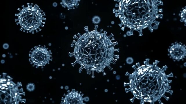Illustration of Micro Virus in 3D View, color, virus, pattern 