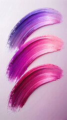 Minimal Curved Brush Strokes with Multicolor Gradient Mobile Ratio Composition