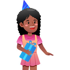 Bityhday Cartoon Character
