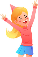 Bityhday Cartoon Character
