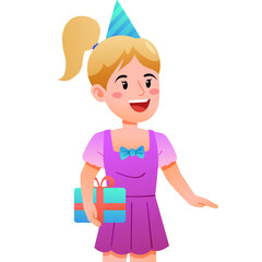 Bityhday Cartoon Character
