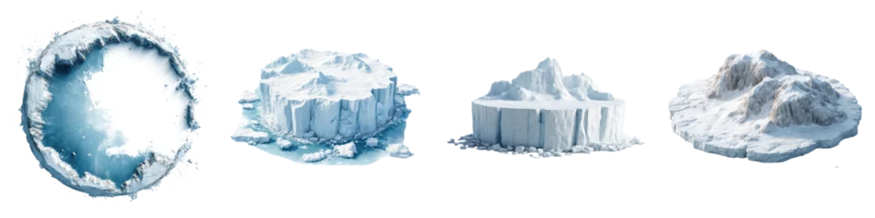  Serene arctic landscape with icebergs and glaciers © T Studio