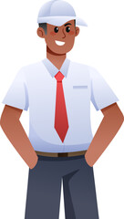 Back to School Cartoon Character