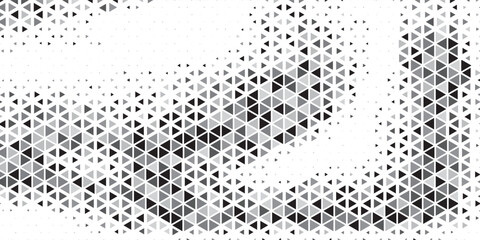 Abstract black triangle geometric pattern background on white background. elegant triangle pattern background design