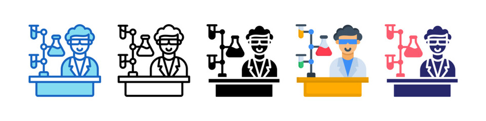 Experiment Multiple Style Icon Set Collection.